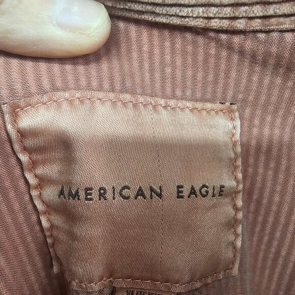 American Eagle Outfitters Rust Corduroy Utility Jacket - Picture 10 of 13